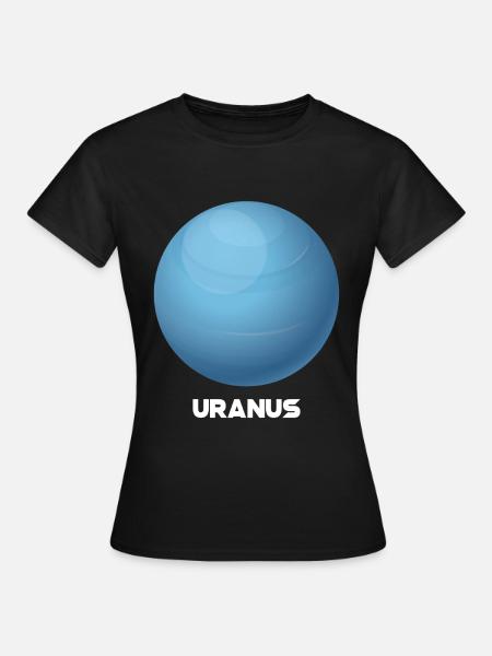 Uranus - Frauen T-Shirt - Schwarz
