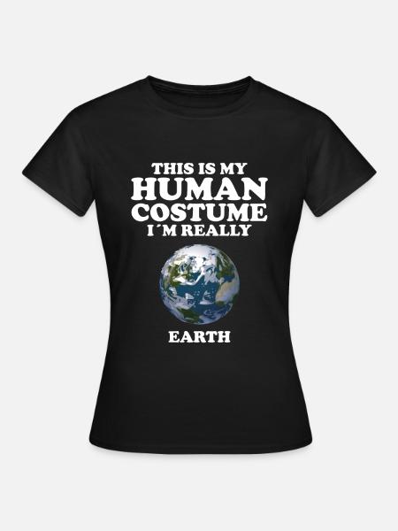Erde - Frauen T-Shirt - Schwarz
