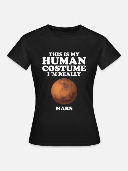 Mars - Frauen T-Shirt - Schwarz