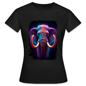 Mammouth - T-shirt Femme - noir - Devant - AI Model Female 172 dark (172cm)