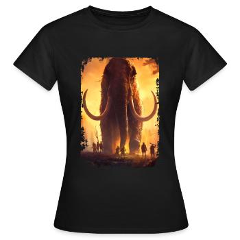 Mammouth - T-shirt Femme - noir - Devant - AI Model Female 172 dark (172cm)