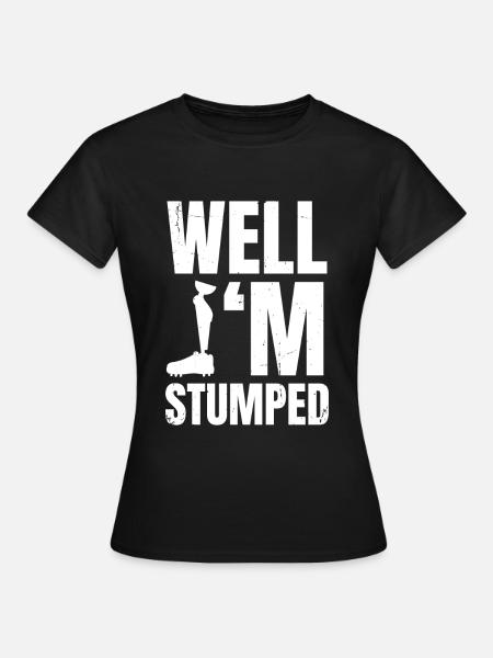 Amputiertes Bein Prothese Geschenk - Frauen T-Shirt - Schwarz