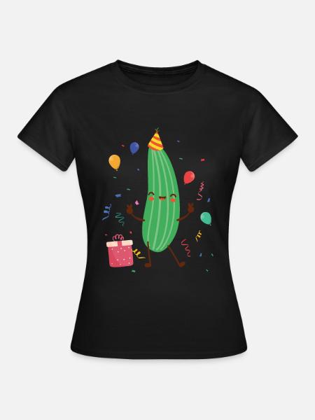 Zucchini - Frauen T-Shirt - Schwarz