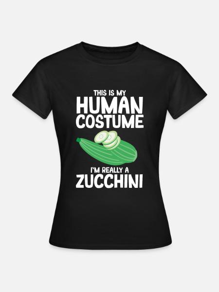 Zucchini - Frauen T-Shirt - Schwarz