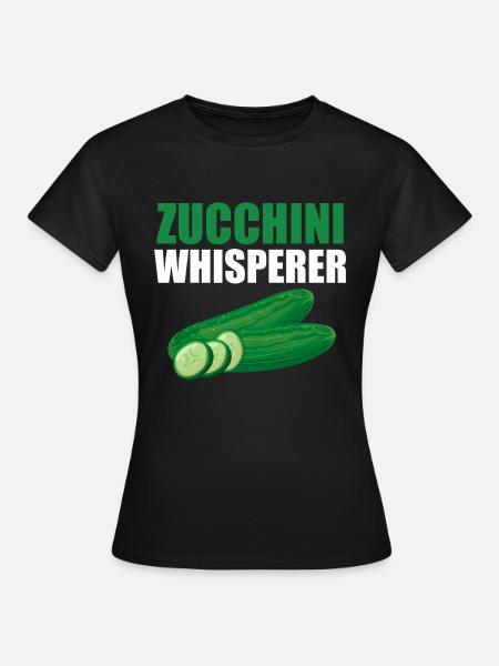 Zucchini - Frauen T-Shirt - Schwarz