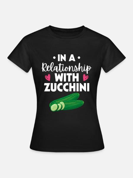 Zucchini - Frauen T-Shirt - Schwarz