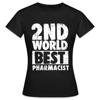 Pharmacist - Women's T-Shirt - black - Front - AI Model Female 172 dark (172cm)