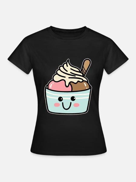 Froyo - Frauen T-Shirt - Schwarz