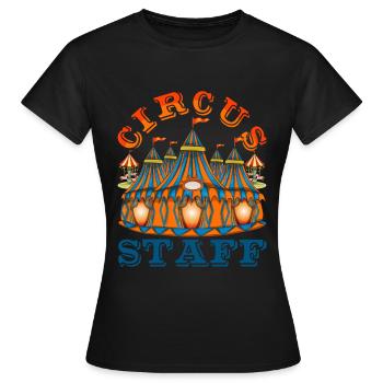 Amateur de cirque Artiste de cirque Cadeau Cirque - T-shirt Femme - noir - Devant - AI Model Female 172 dark (172cm)