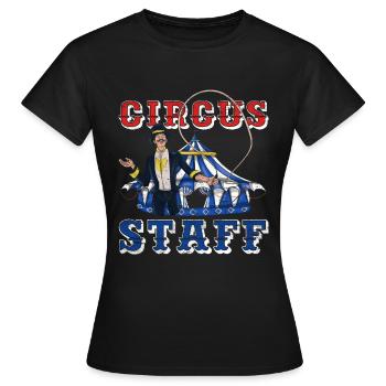Cirque - T-shirt Femme - noir - Devant - AI Model Female 172 dark (172cm)