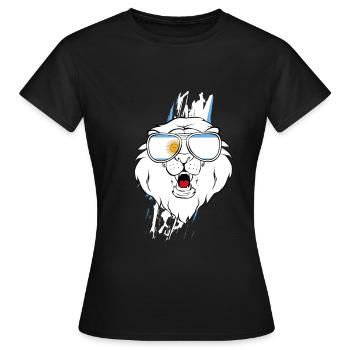 Argentina - Women's T-Shirt - black - Front - AI Model Female 172 dark (172cm)