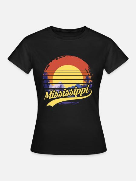 Mississippi - Frauen T-Shirt - Schwarz