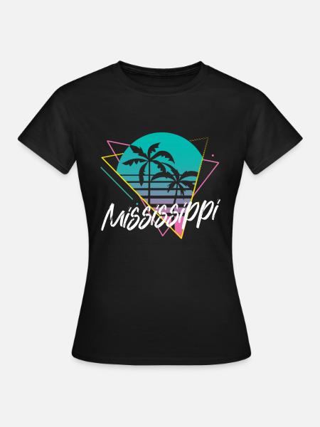 Mississippi - Frauen T-Shirt - Schwarz