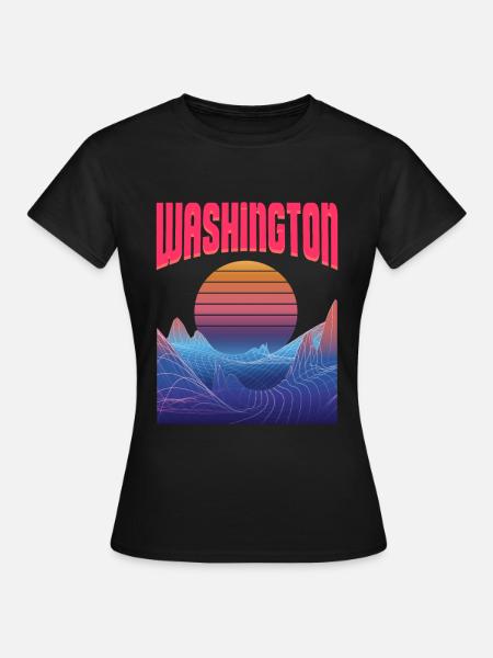 Washington - Frauen T-Shirt - Schwarz