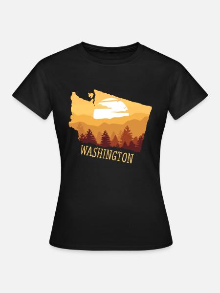 Washington - Frauen T-Shirt - Schwarz
