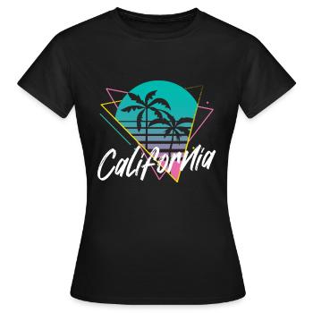 california - Frauen T-Shirt - Schwarz - Vorne - AI Model Female 172 dark (172cm)