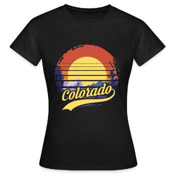 Colorado - T-shirt Femme - noir - Devant - AI Model Female 172 dark (172cm)