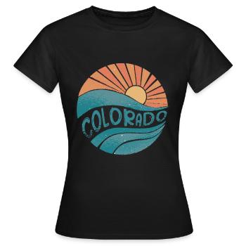 Colorado - T-shirt Femme - noir - Devant - AI Model Female 172 dark (172cm)