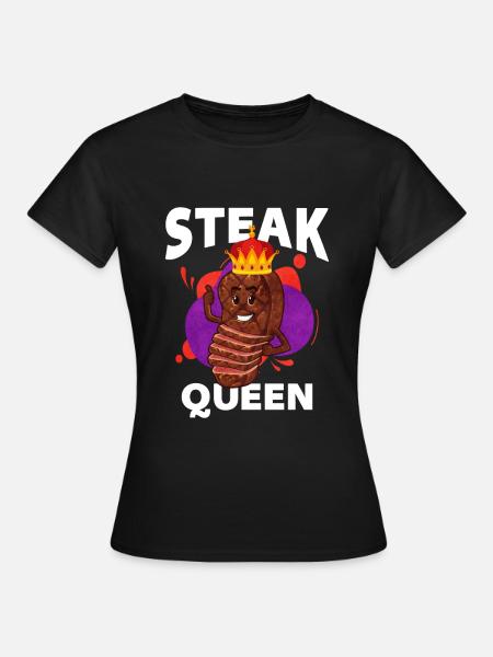 Steak - Frauen T-Shirt - Schwarz