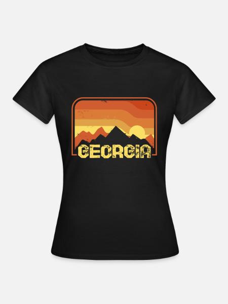 georgia - Frauen T-Shirt - Schwarz