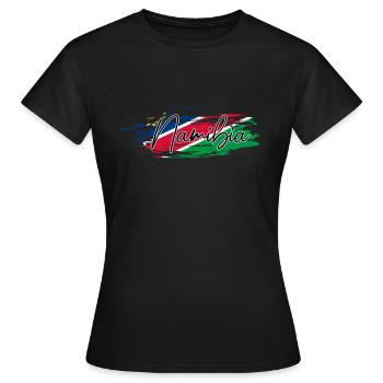 Namibie - T-shirt Femme - noir - Devant - AI Model Female 172 dark (172cm)