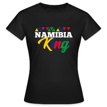 Namibie - T-shirt Femme - noir - Devant - AI Model Female 172 dark (172cm)