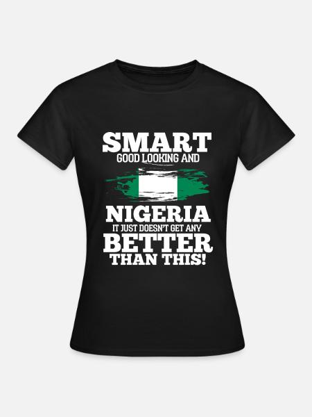 Nigeria - Frauen T-Shirt - Schwarz