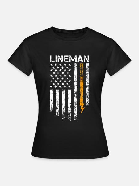Retro Elektroinstallateur - Leitungsmonteur - Frauen T-Shirt - Schwarz