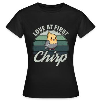 Coup de foudre - Nymphensätztich - T-shirt Femme - noir - Devant - AI Model Female 172 dark (172cm)