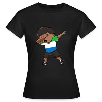 Sierra Leone - Women's T-Shirt - black - Front - AI Model Female 172 dark (172cm)