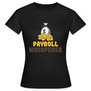 I Love HR - HR Management - Women's T-Shirt - black - Front - AI Model Female 172 dark (172cm)