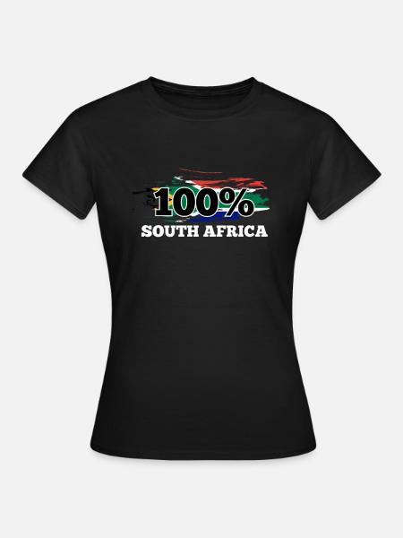 Südafrika - Frauen T-Shirt - Schwarz