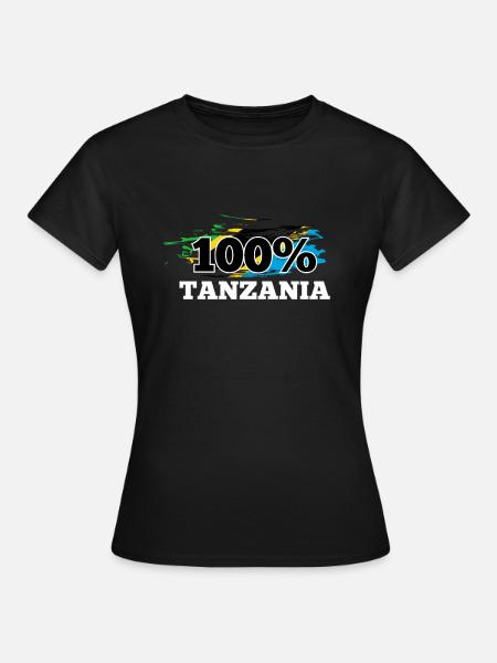 Tansania - Frauen T-Shirt - Schwarz