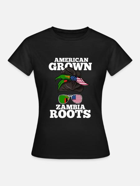 Sambia - Frauen T-Shirt - Schwarz