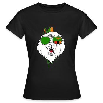Sambia - Frauen T-Shirt - Schwarz - Vorne - AI Model Female 172 dark (172cm)