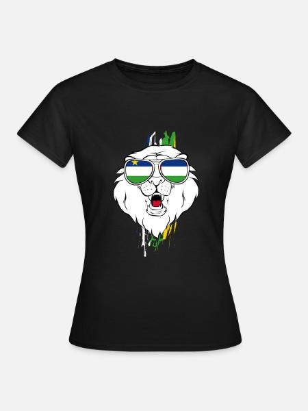 Zentral Afrikanische Republik - Frauen T-Shirt - Schwarz