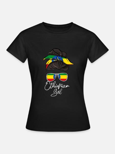 Äthiopien - Frauen T-Shirt - Schwarz