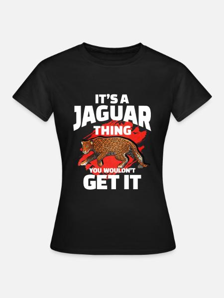 Jaguar - Frauen T-Shirt - Schwarz