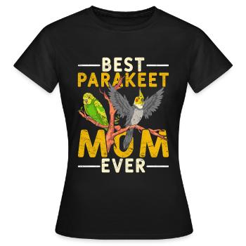 Beste Sittich Mama Muttertag Geschenk Sittich - Frauen T-Shirt - Schwarz - Vorne - AI Model Female 172 dark (172cm)