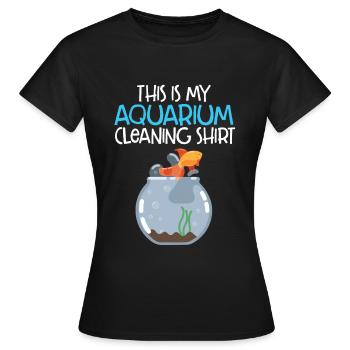 Aquarium - T-shirt Femme - noir - Devant - AI Model Female 172 dark (172cm)