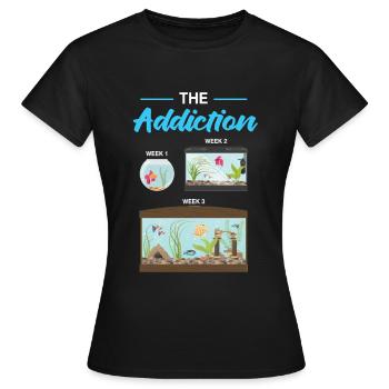 Aquarium - Frauen T-Shirt - Schwarz - Vorne - AI Model Female 172 dark (172cm)