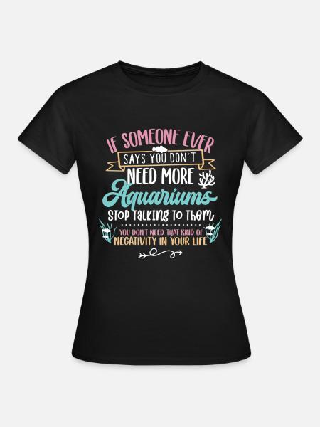Aquarium - Frauen T-Shirt - Schwarz