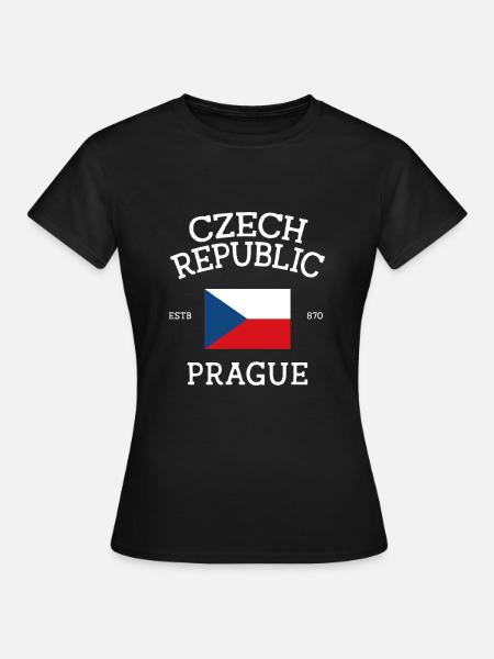 Tschechien - Frauen T-Shirt - Schwarz