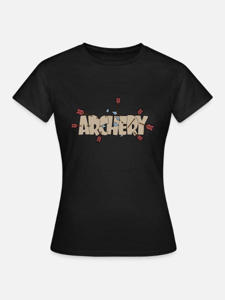 Bogenschießen - Frauen T-Shirt - Schwarz