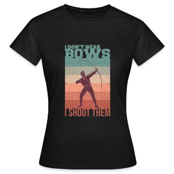 archerie - T-shirt Femme - noir - Devant - AI Model Female 172 dark (172cm)