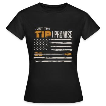 archerie - T-shirt Femme - noir - Devant - AI Model Female 172 dark (172cm)