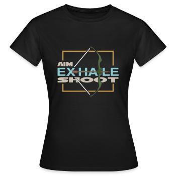 archerie - T-shirt Femme - noir - Devant - AI Model Female 172 dark (172cm)