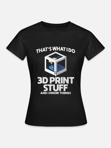 3d printing - Frauen T-Shirt - Schwarz