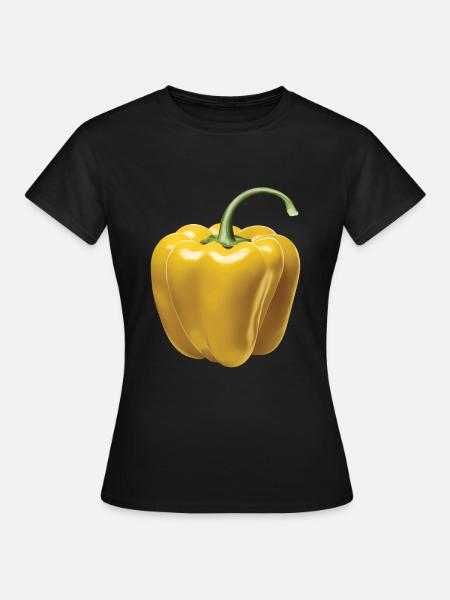 Paprika Geschenk - Frauen T-Shirt - Schwarz