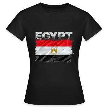 Égypte - T-shirt Femme - noir - Devant - AI Model Female 172 dark (172cm)